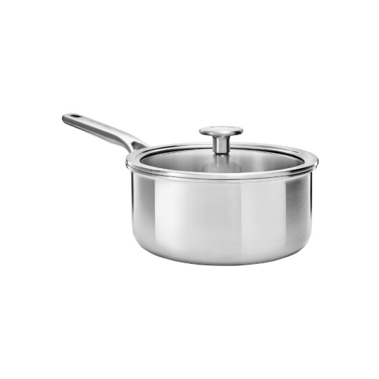 Steelpan, roestvrij staal, 3-laags, 16 cm/1,5 liter, "TRI-PLY" - KitchenAid