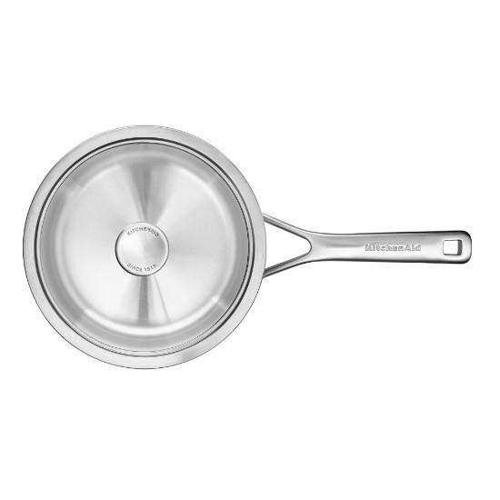 Katliņš ar vāku, nerūsējošais tērauds, 3 Ply, 18cm/2.1L, "MultiPly" - KitchenAid