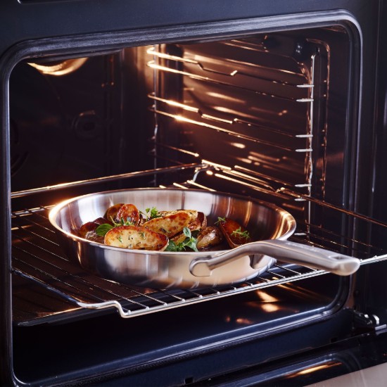 Set de 2 poêles à frire, acier inoxydable, 3 plis, 24 cm / 28 cm, « MultiPly » - KitchenAid