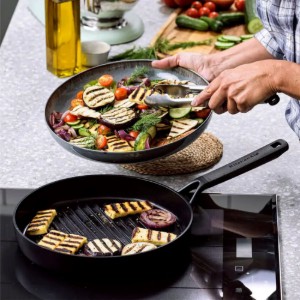 Antihaftbeschichtete Grillpfanne, Aluminium, 28 cm, "Classic" - KitchenAid