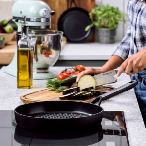 Antihaftbeschichtete Grillpfanne, Aluminium, 28 cm, "Classic" - KitchenAid