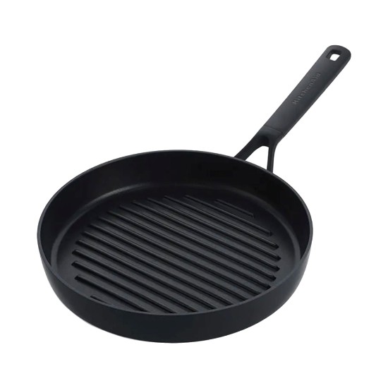 Patelnia grillowa z powłoką nieprzywierającą, aluminiowa, 28 cm, "Classic" - KitchenAid