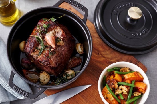 Высокая кастрюля-Cocotte, чугунная, 24 см/4,7 л, Black - Staub