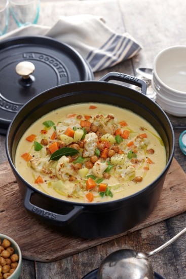 Висока тенджера Cocotte, чугун, 24 см/4,7 л, Black - Staub