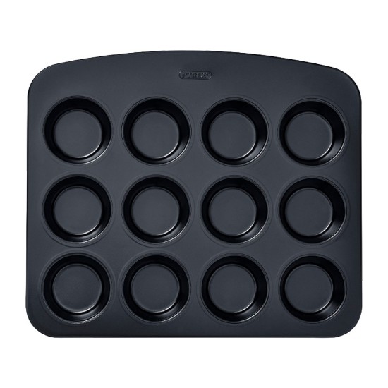 12-compartment muffin tray, metal, GLIDE - Pyrex