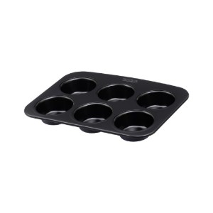 Muffinblech mit 6 Fächern, Metall, GLIDE - Pyrex