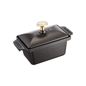 Terrina, ferro fundido, 15 x 11 cm, Black - Staub