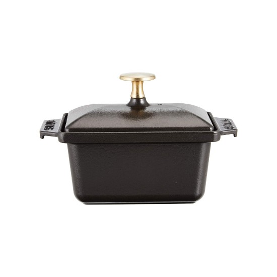 Terrine trauks, čuguns, 15 x 11 cm, Black - Staub