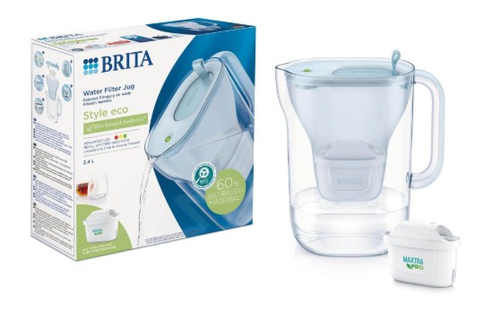 Water filtering jug, BRITA Style Eco 2,4 L Maxtra PRO (Powder Blue)