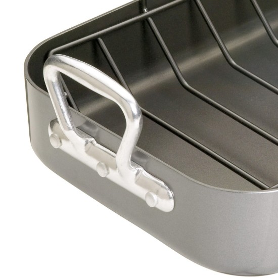 Steak tray, with handles, 40 × 28 cm - Kitchen Craft