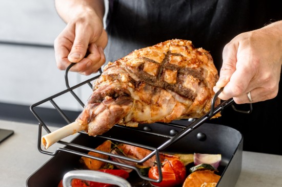 Steak tray, with handles, 40 × 28 cm - Kitchen Craft