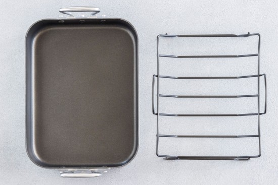 Pleh za odreske, s ručkama, 40 × 28 cm - Kitchen Craft