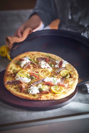 Bandeja para pizza, cerámica, 42x35cm, Truffle - Emile Henry