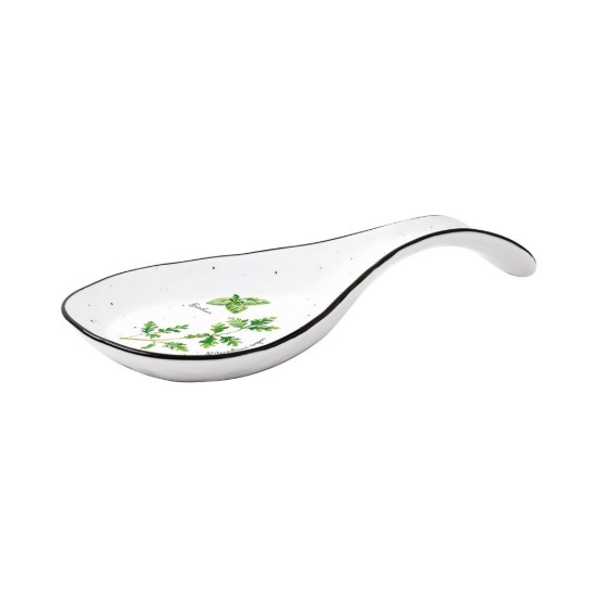 Spoon rest, porcelain, 26 x 12 cm, "Herbarium" - Easy Life