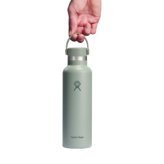 Thermally insulated bottle, stainless steel, 590 ml, "Wide Sip", Agave - Hydro Flask