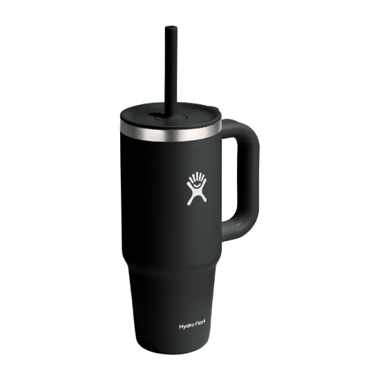 Toplinski izolirana čaša, nehrđajući čelik, 710 ml, "All Around Travel", crna - Hydro Flask