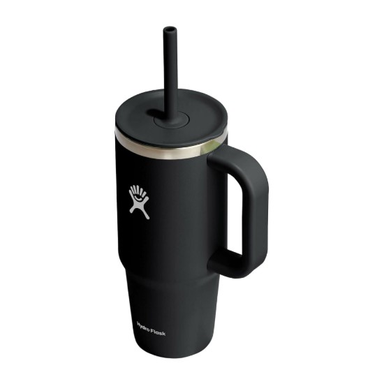 Toplinski izolirana čaša, nehrđajući čelik, 710 ml, "All Around Travel", crna - Hydro Flask