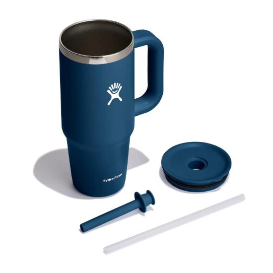 Toplinski izolirana čaša, nehrđajući čelik, 710 ml, "All Around Travel", Indigo - Hydro Flask