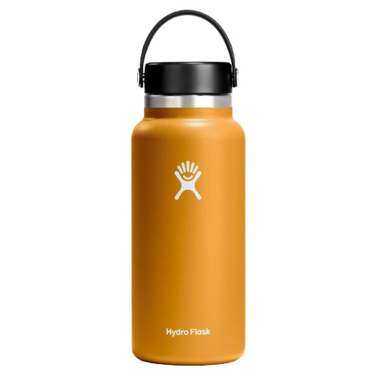 Thermally insulated bottle, stainless steel, 950 ml, "Wide Mouth", Fossil - Hydro Flask