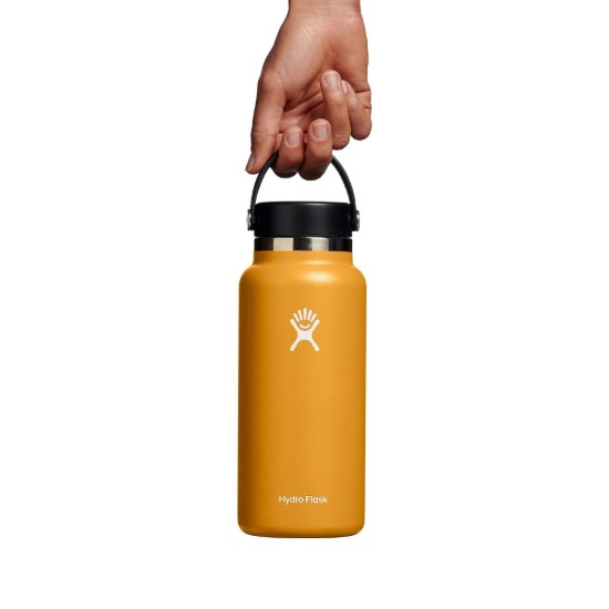 Thermally insulated bottle, stainless steel, 950 ml, "Wide Mouth", Fossil - Hydro Flask