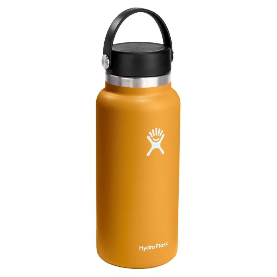 Thermally insulated bottle, stainless steel, 950 ml, "Wide Mouth", Fossil - Hydro Flask