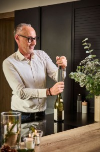 Manual vacuum pump for wine and champagne, "Line" - Peugeot