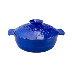 Saucepan, cast iron, 26 cm / 4.35 L, "Anatolia", Majolica Blue - LAVA