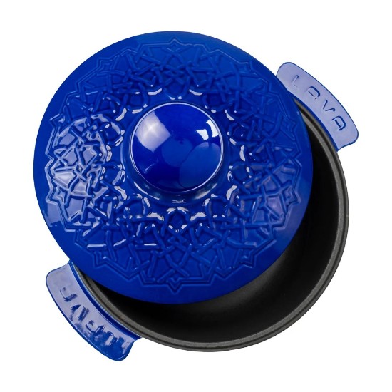 Тенджера, чугунена, 26 см / 4.35 л, "Anatolia", Majolica Blue - LAVA