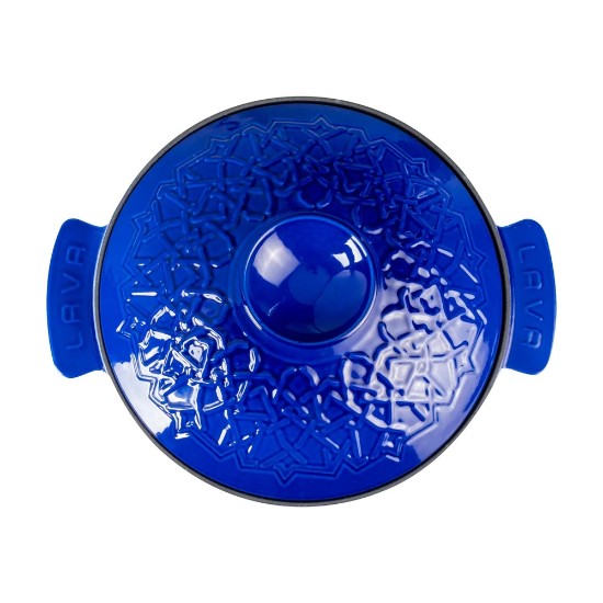 Тенджера, чугунена, 26 см / 4.35 л, "Anatolia", Majolica Blue - LAVA