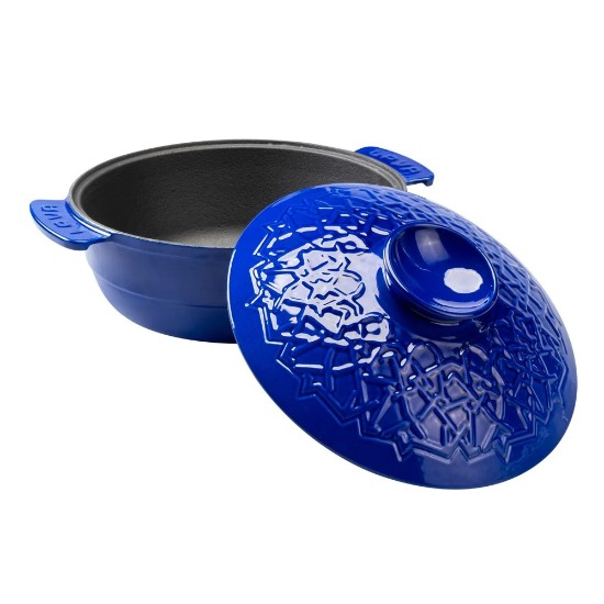 Тенджера, чугунена, 26 см / 4.35 л, "Anatolia", Majolica Blue - LAVA