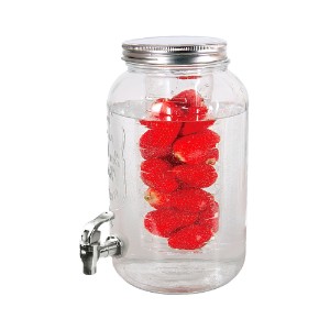 Beverage dispenser, with infuser, made from glass, 3.5 L - Anilar
