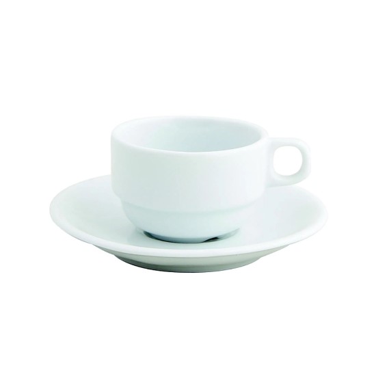 Tazza tal-espresso b'saucer, porċellana, 85 ml, "Gastronomi Bella" - Porland