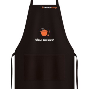 Kitchen apron "I cook, therefore I exist"