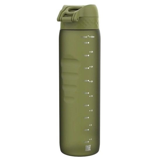 Buidéal uisce, recyclon™, 1L, Khaki Green - Ion8