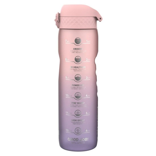 Vesipullo, recyclon™, 1L, Purple/Rose Motivator - Ion8
