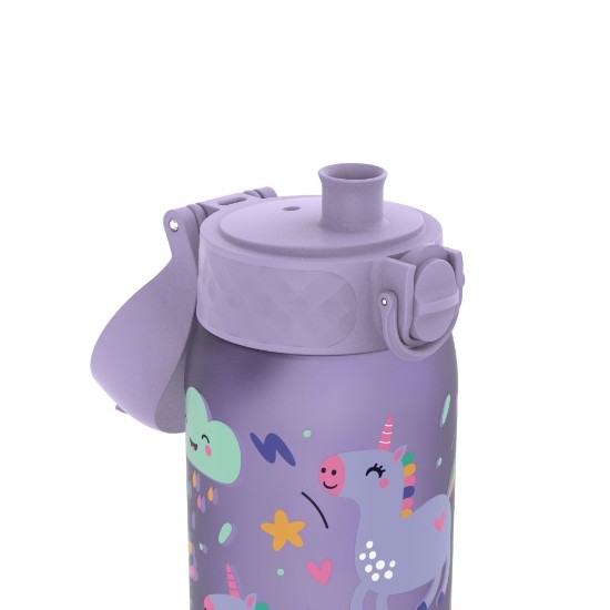 Garrafa de água para crianças, recyclon™, 350 ml, Periwinkle, Unicorns - Ion8