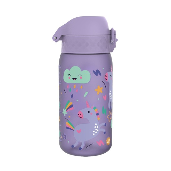 Garrafa de água para crianças, recyclon™, 350 ml, Periwinkle, Unicorns - Ion8