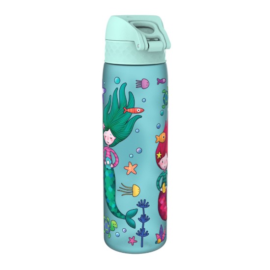 Garrafa de água "Slim" para crianças, recyclon™, 500 ml, Mermaids - Ion8