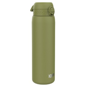 Buidéal uisce, cruach dhosmálta, 1200ml, Khaki Green - Ion8