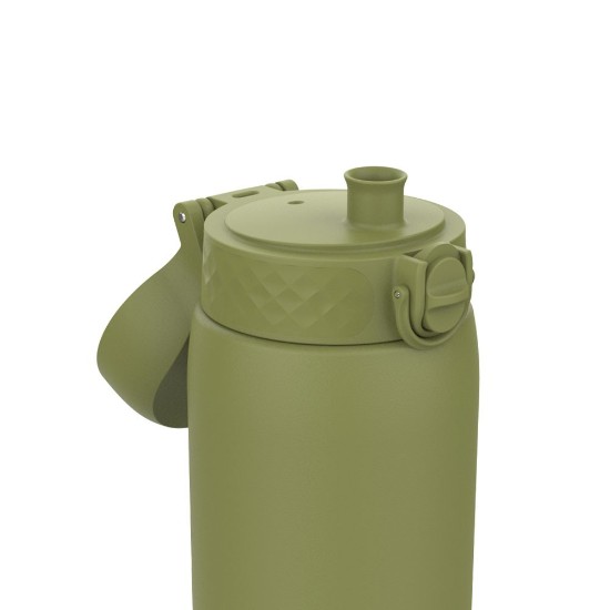 Buidéal uisce, cruach dhosmálta, 1200ml, Khaki Green - Ion8
