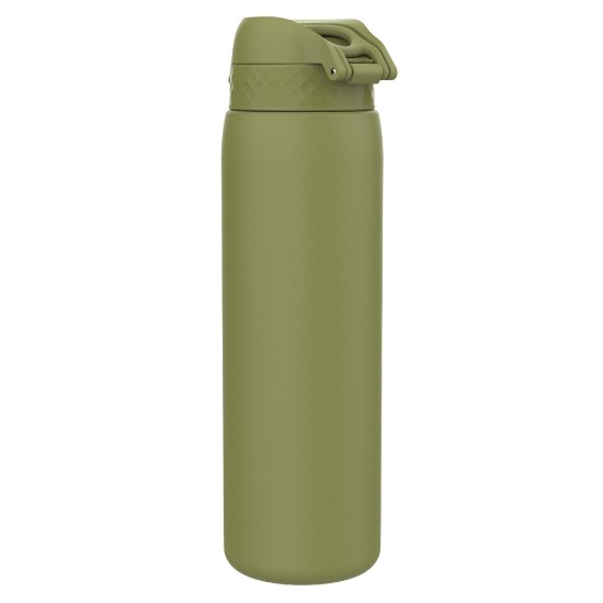 Buidéal uisce, cruach dhosmálta, 1200ml, Khaki Green - Ion8