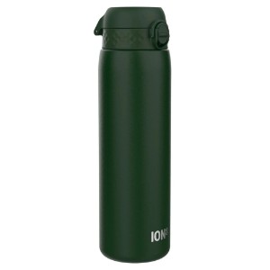 Buidéal uisce, cruach dhosmálta, 1200ml, Dark Green - Ion8