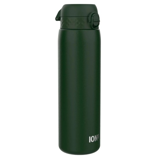 Buidéal uisce, cruach dhosmálta, 1200ml, Dark Green - Ion8