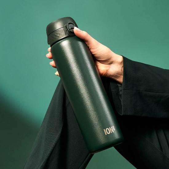 Buidéal uisce, cruach dhosmálta, 1200ml, Dark Green - Ion8