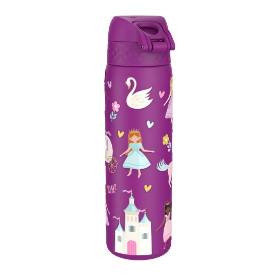 Garrafa de água "Slim" para crianças, aço inoxidável, 600ml, Princess - Ion8