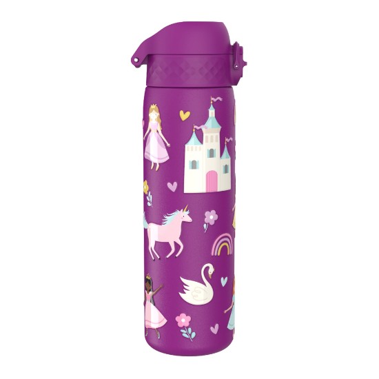 Garrafa de água "Slim" para crianças, aço inoxidável, 600ml, Princess - Ion8