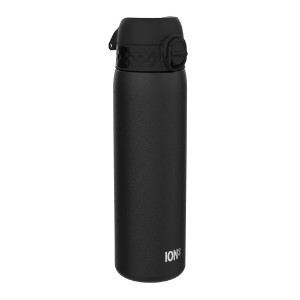 "Slim" vattenflaska, rostfritt stål, 500ml, Black - Ion8