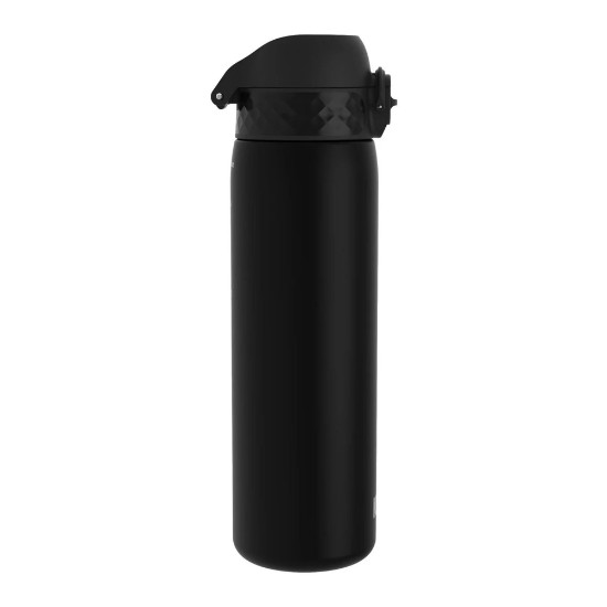 "Slim" vattenflaska, rostfritt stål, 500ml, Black - Ion8