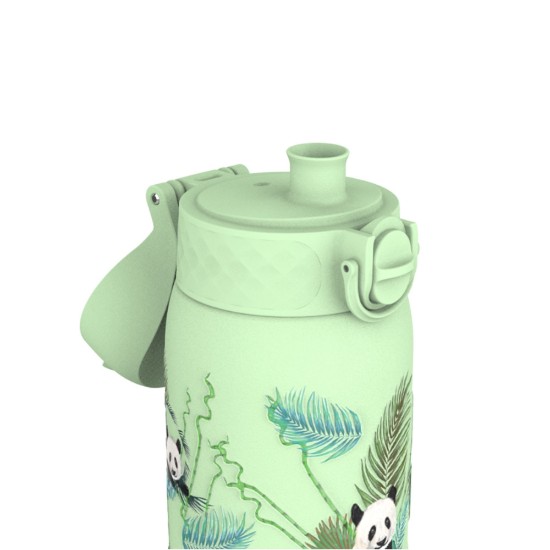 Vandflaske til børn, rustfrit stål, 400 ml, Pandas - Ion8