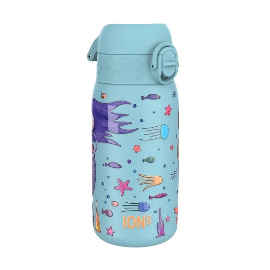 Vandflaske til børn, rustfrit stål, 400 ml, Mermaids - Ion8